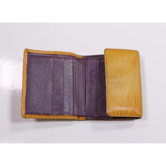 Louis Vuitton Yellow Epi Leather Wallet Vintage - Picture 6 of 9